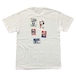 stacks / PUTS STICKERS TEE -WHITE-