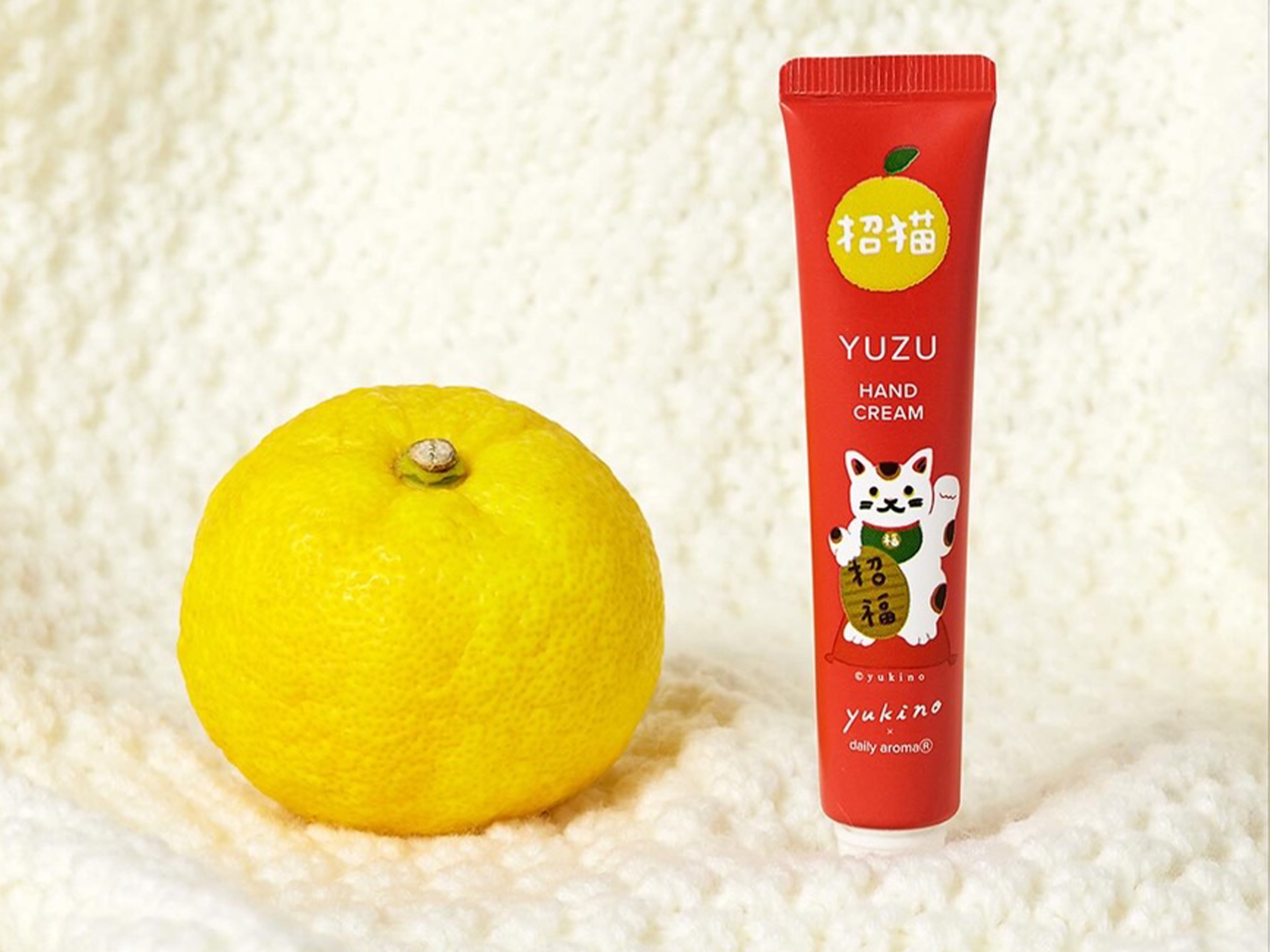 yukino×DAJ 招き猫 YUZU ハンドクリーム ミニ 20g | yukino shop