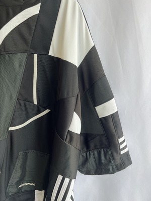 【KOH ISHIGURO】"再構築" REMAKE big silhouette LINE patchwork T-shirts