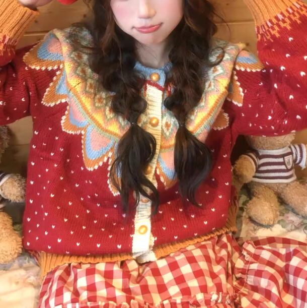 Fair Isle sweater(CF189)