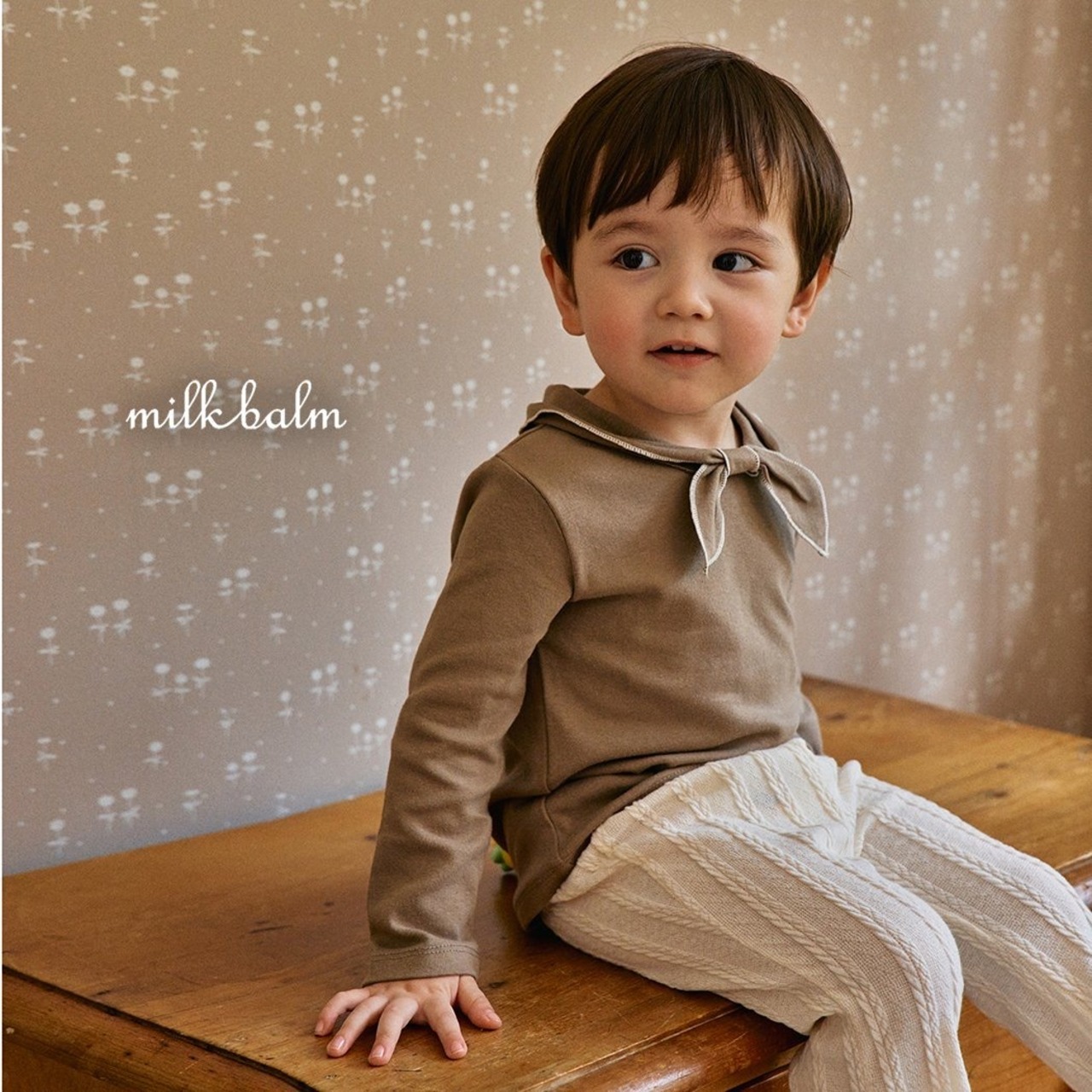 last! mocha【XS】hazel T shirt【milkbalm】 | lil.byhome