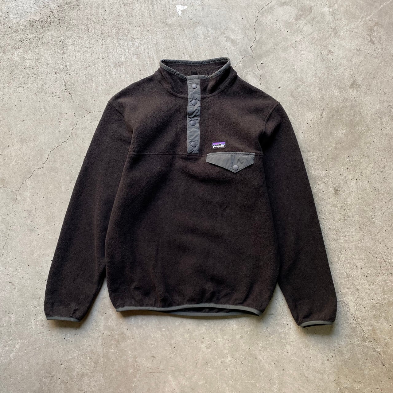 17年製 パタゴニア スナップT フリースプルオーバー キッズL 12歳 150cm レディースM相当 古着 子供服 Patagonia アウトドア  ブラック 黒【アウトドアジャケット】【SA30】 | cave 古着屋【公式】古着通販サイト