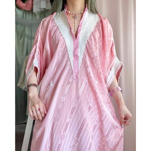 ethnic pink one-piece