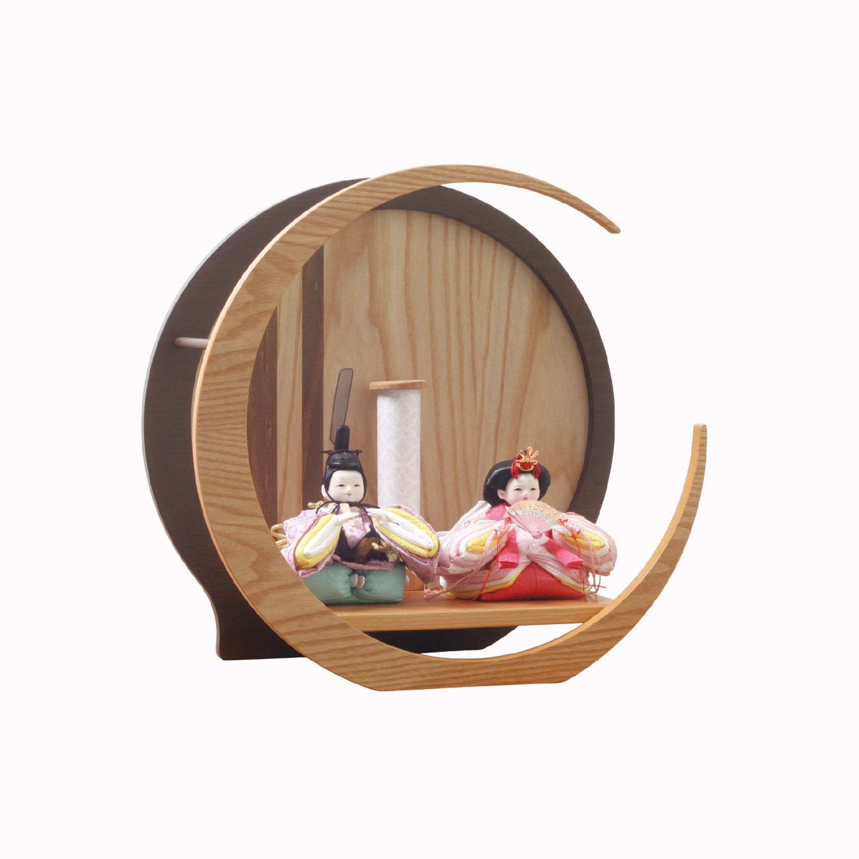 雛人形＜おさな雛ころん＞円｜ひな人形 | 【公式】人形のはなふさ
