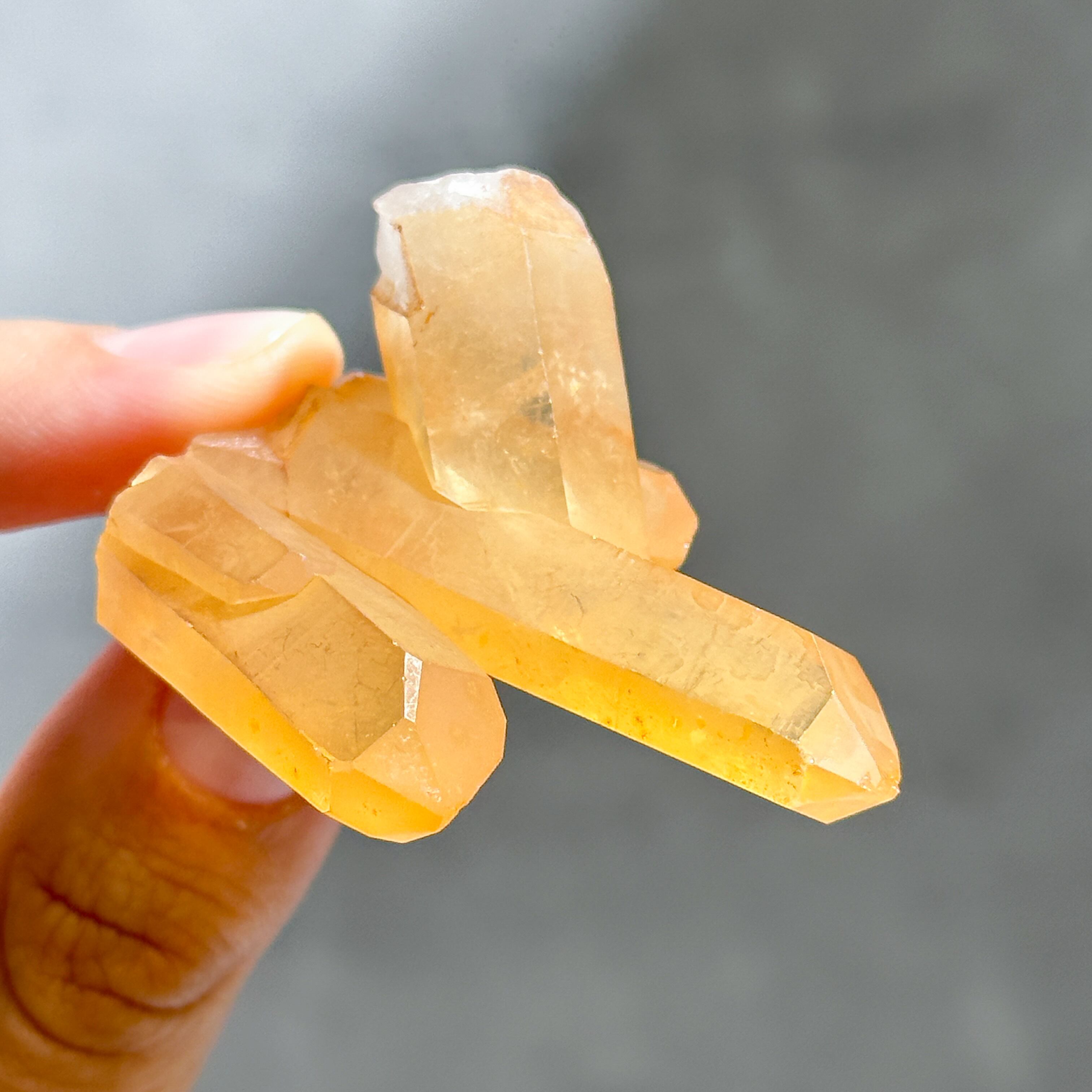 ミナスジェライス産タンジェリンクォーツ クラスター71◇ Tangerine