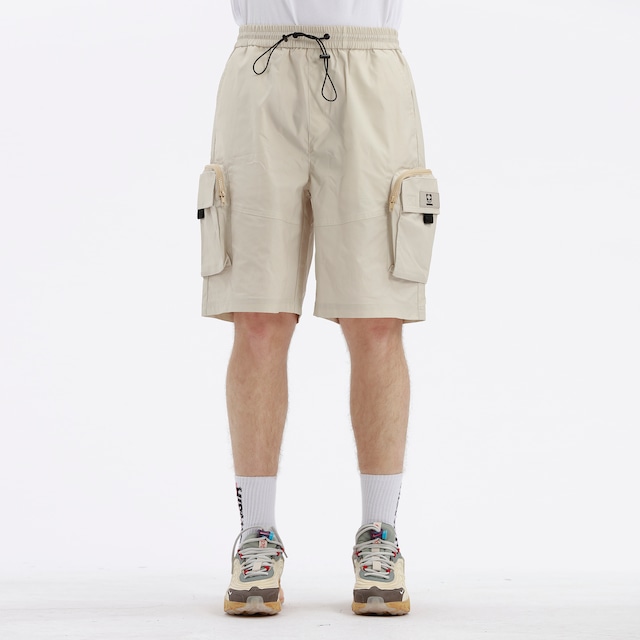 送料無料【HIPANDA ハイパンダ】メンズ ショート パンツ MEN'S SHORT CARGO PANTS / BEIGE・BLACK・GREEN