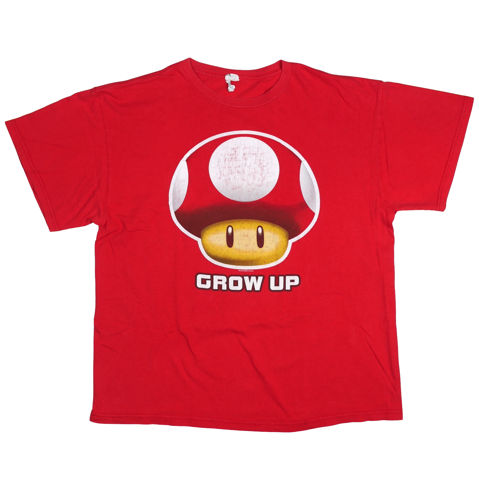 USED【L】Vintage 00s Nintendo SUPER MARIO BROS. Super Mushroom Tee / delta ©2009