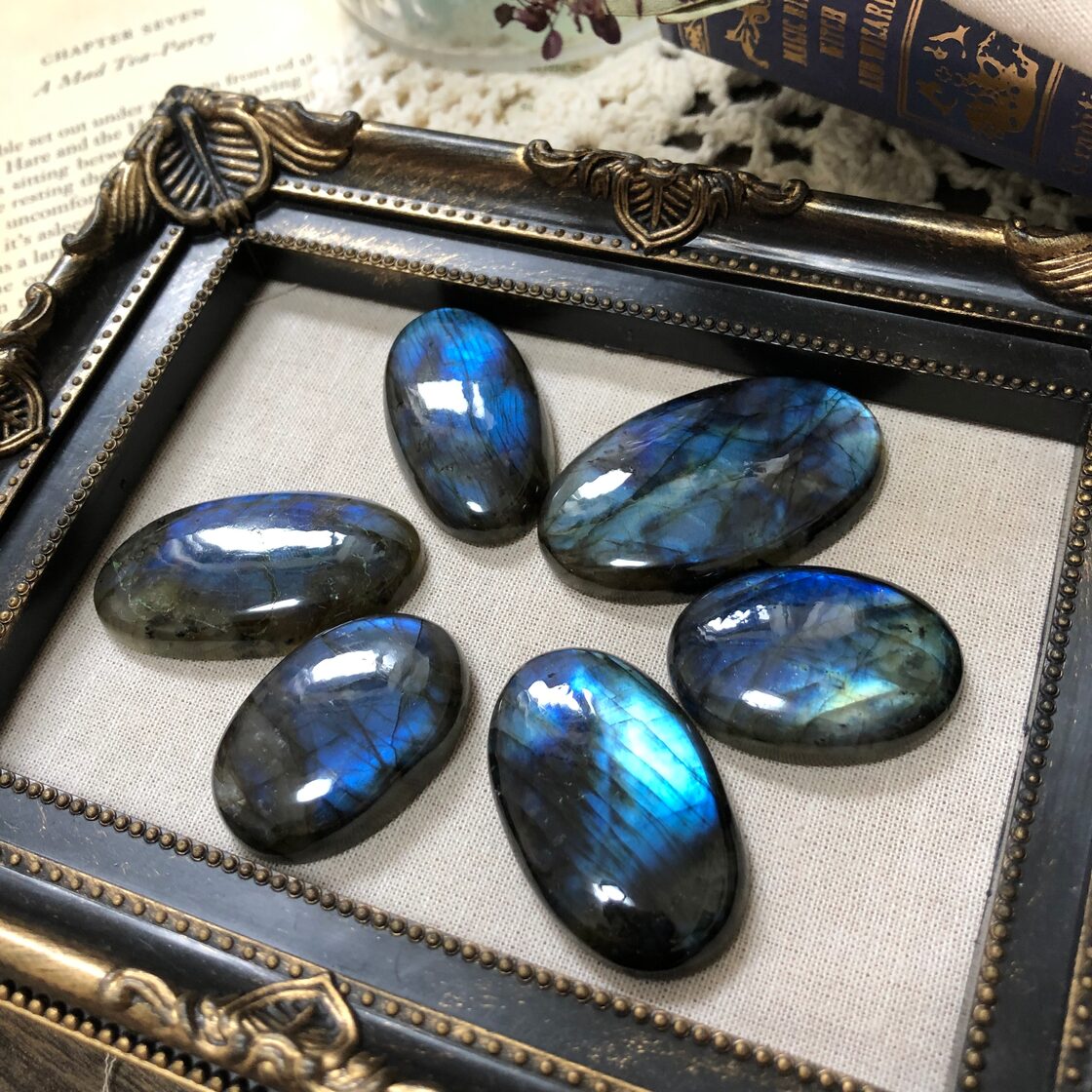 新入荷！ ブルーシラー ブラックラブラドライトルース Lサイズ | Pay ID