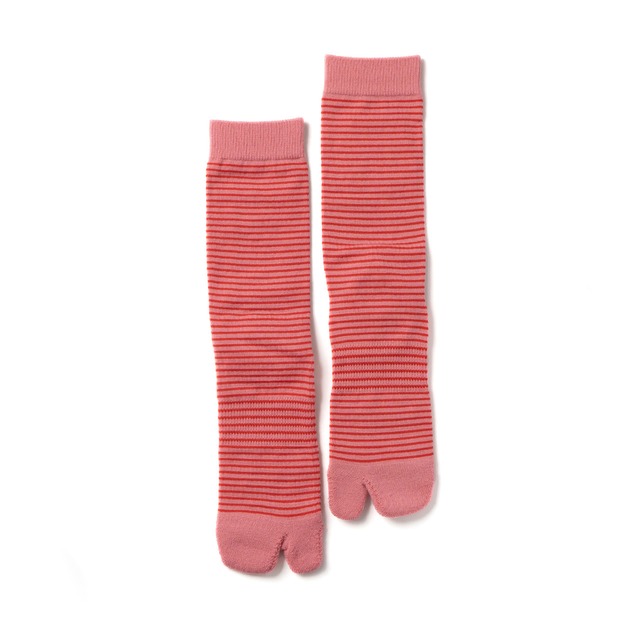 Merino Wool Stripe Socks（Pink）