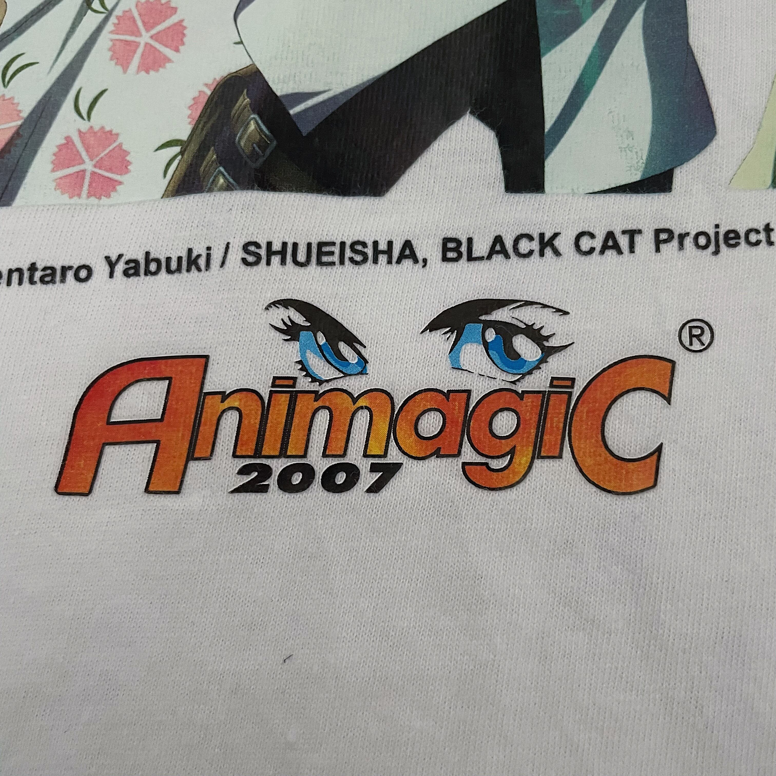 animagic 2007 BLACK CAT Tシャツ 00s animagic 2007 BLACK CAT Tシャツ 00s
