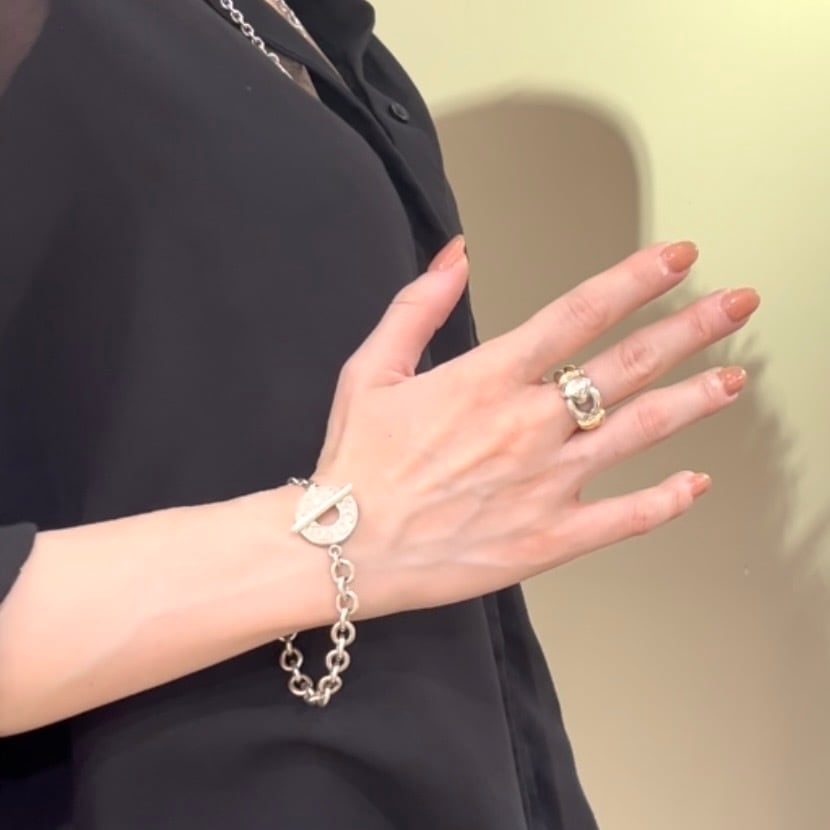 TIFFANY & Co.】【14号】2885 ティファニー ワイド ノット リング