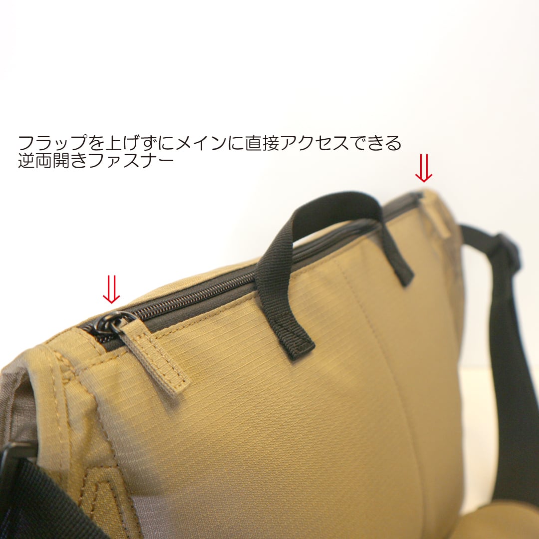 フェスバッグ TGIF! リップストップポリエステルメッセンジャーバッグ