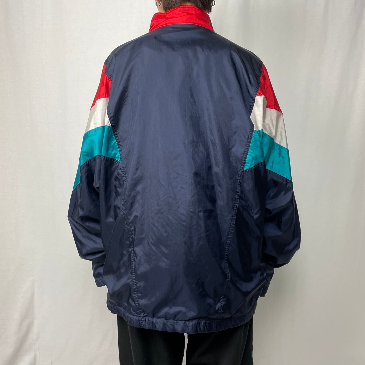 80年代 adidas アディダス ナイロン トラックジャケット メンズXL 古着 ...