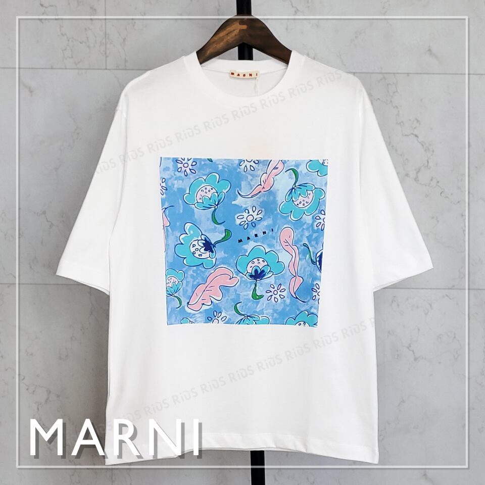 MARNI kids 大人もOK ロゴ Tシャツ マリーナグラフィックデザイン | RiuS 