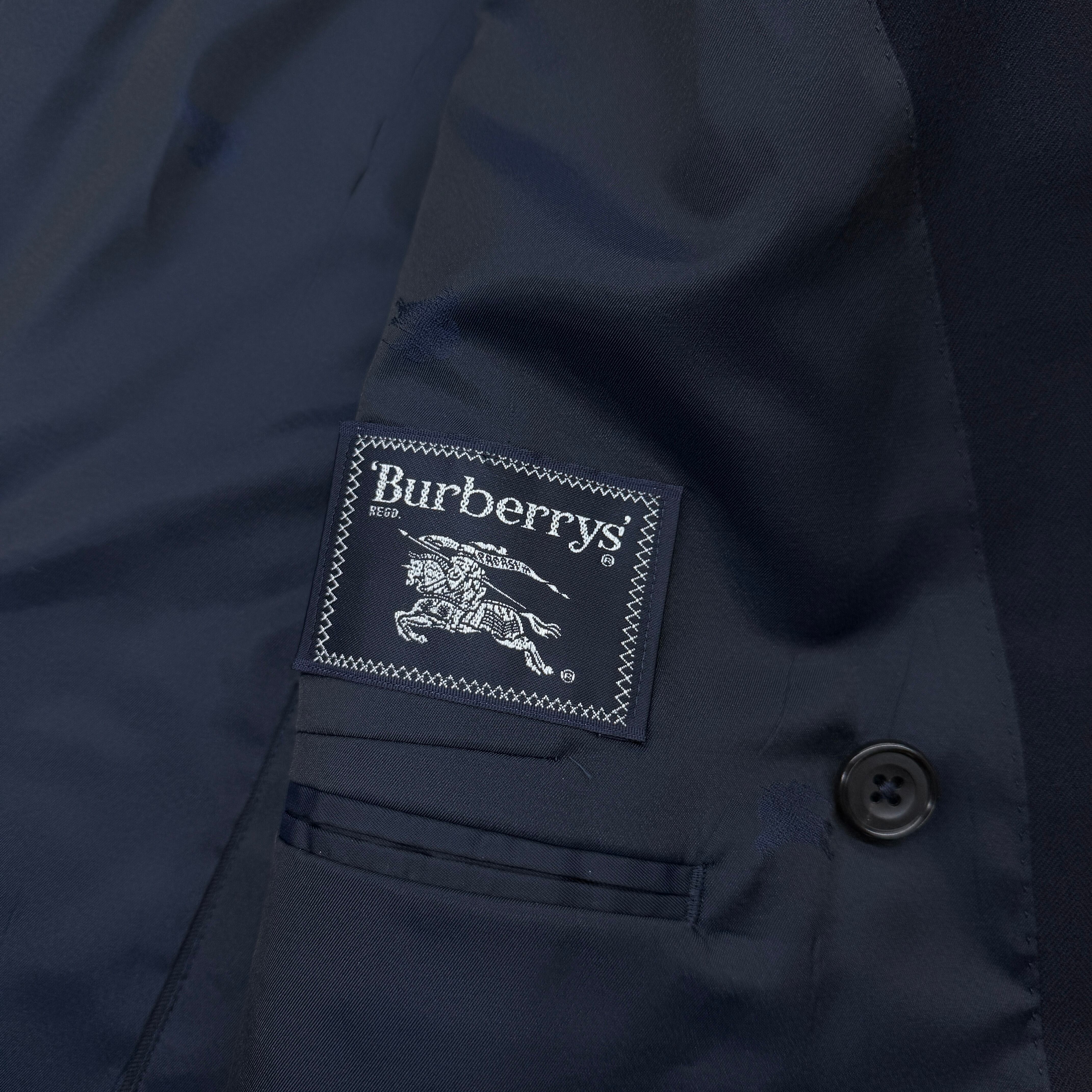 Burberrys】 90s jacket バーバリー テーラードジャケット 紺ブレ