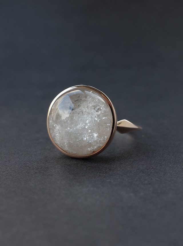 White Garden Quartz Ring - 8