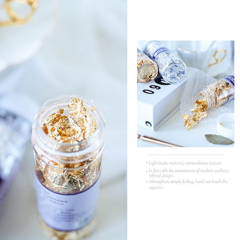 金箔フレーク(大ボトル) | シリコンモールド・クレイクラフト・レジン