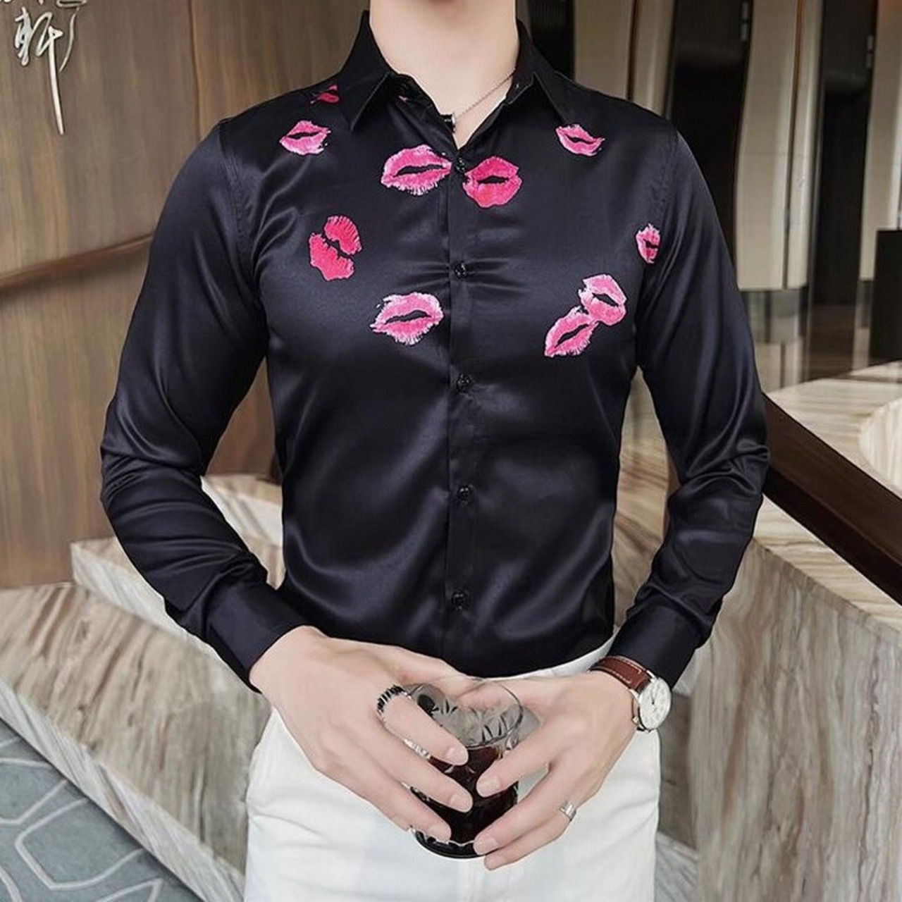 printed shirt tops 00259