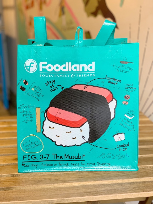 ハワイの人気商品を安心の国内配送で！【フードランド/Foodland】エコバッグ　防水　ジムバッグ　トートバッグ　パイン　バナナ　ココナッツ