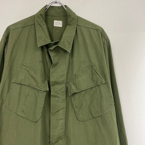 60's US ARMY jungle fatigue jacket LARGE-REGULAR S1
