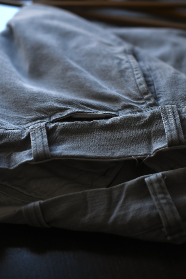 CIOTA / Exclusive Denim Slacks (Light Gray)