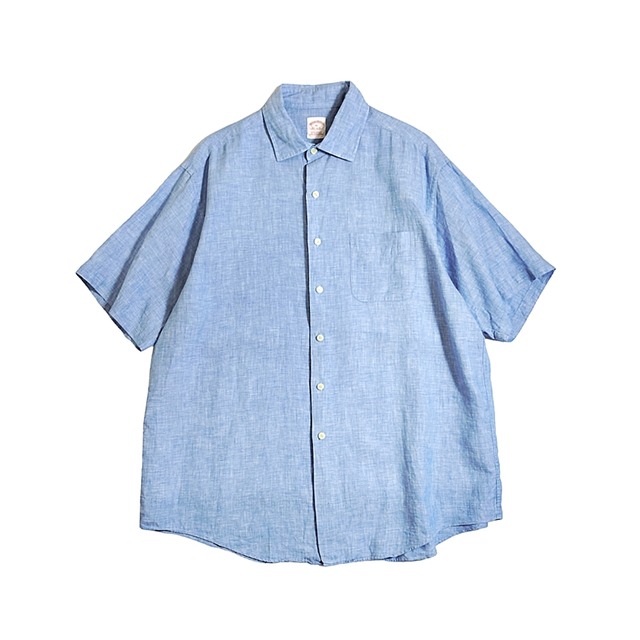 Brooks Brothers / Irish Linen Short Sleeve Shirt