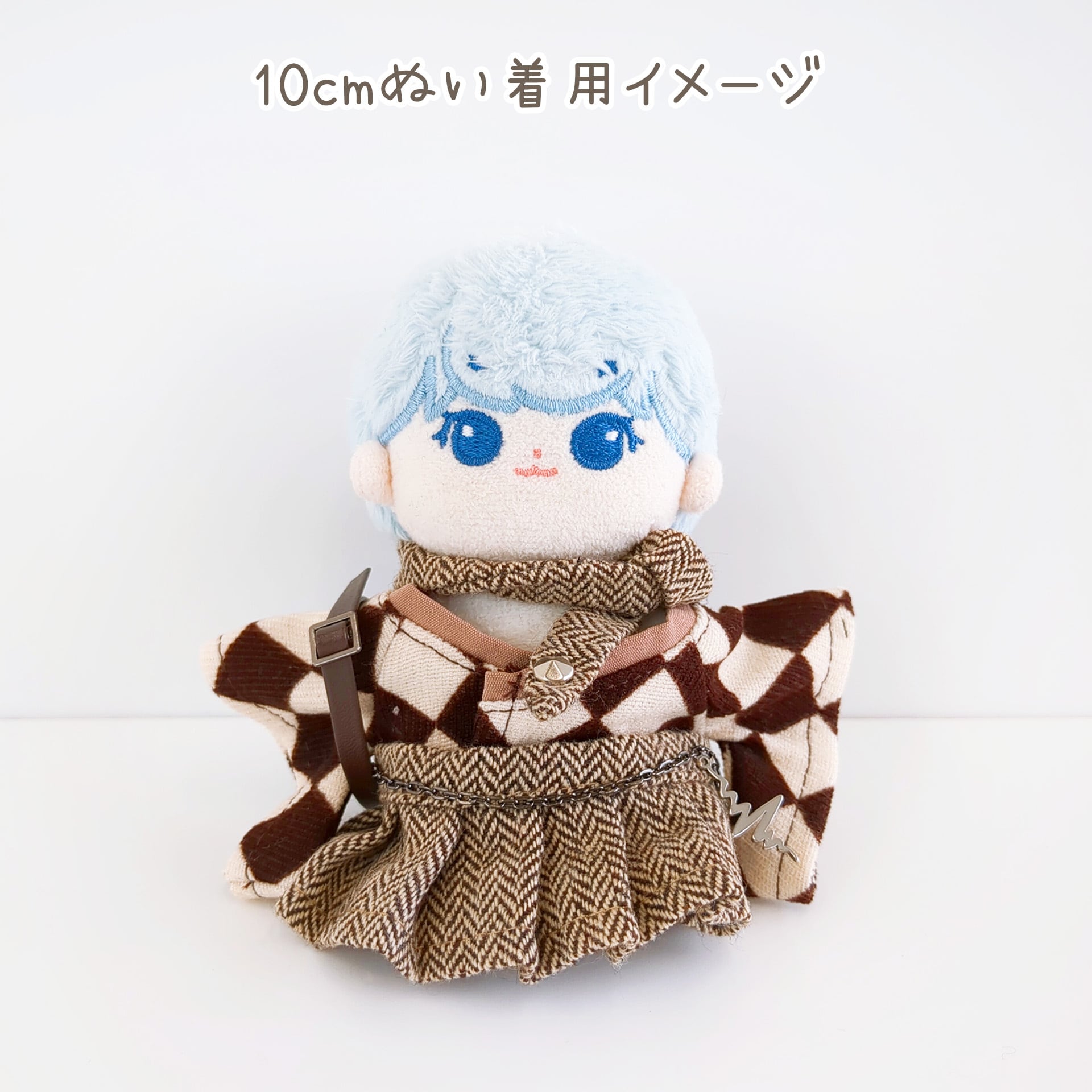 7N-1366【10cm】パンク風サムライ | Little Closet │ ぬい服・ぬい活