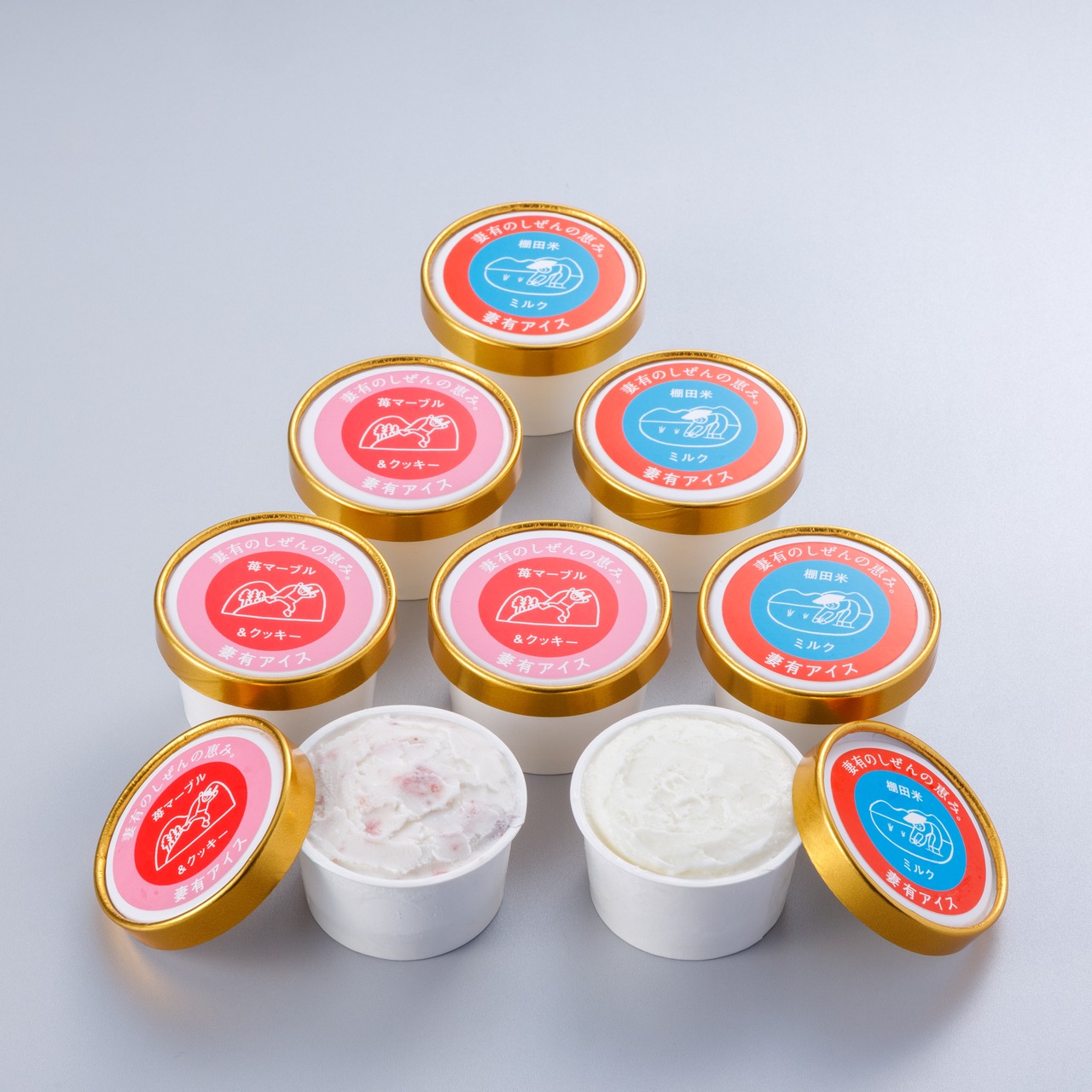 妻有アイス8個セット/ Tsumari Ice Cream Gift Set <8pcs>