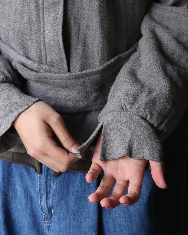 layered tweed blouson