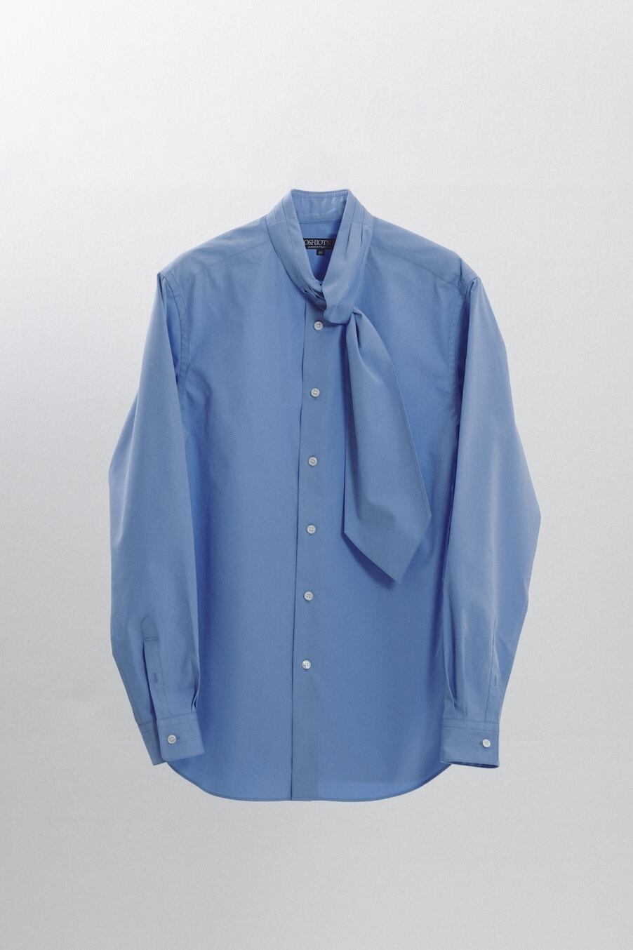 26SS】SOSHIOTSUKI ASCOT TIE COLLAR SHIRT (SAXE) S26SS03SH-C