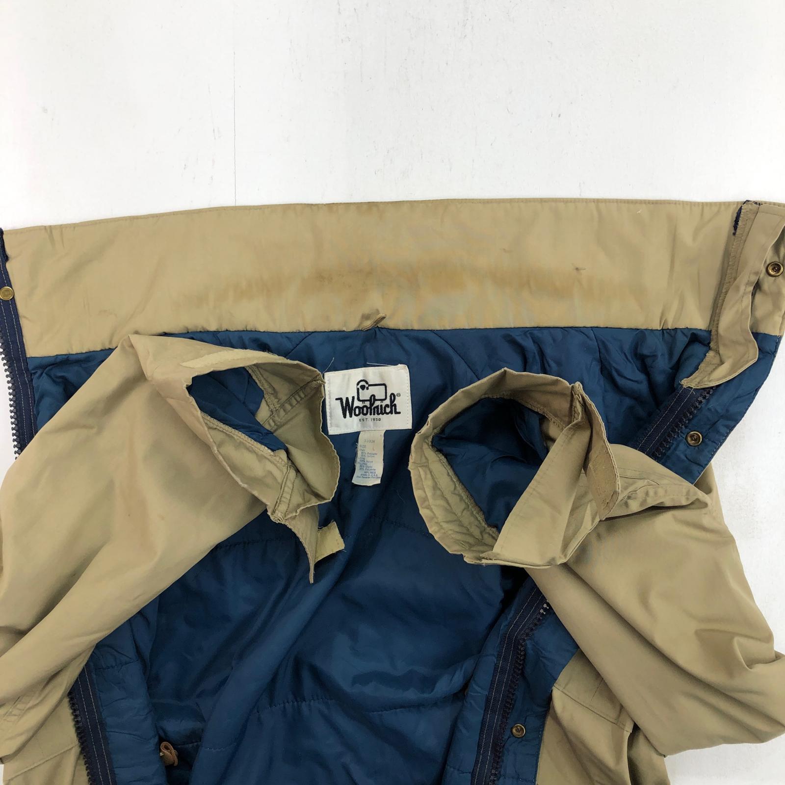 WOOLRICH ウールリッチ USA製 80年代 マウンテンパーカー 白タグ 中綿