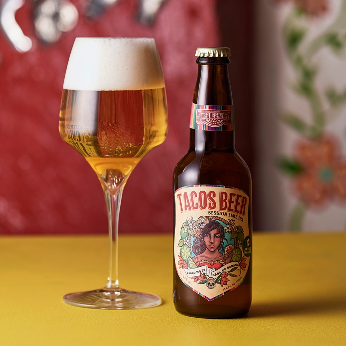 TACOS BEER” Session Lime IPA (Casa De Sarasaオリジナル商品) | Casa