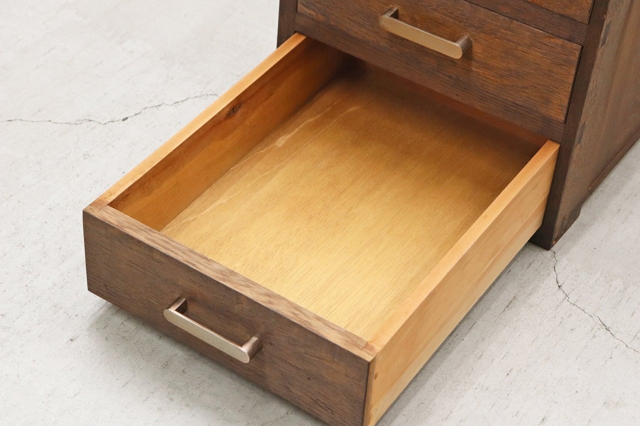 沼津店】レトロ 3杯 小引き出し A4 収納 抽斗 書類 小物入れ