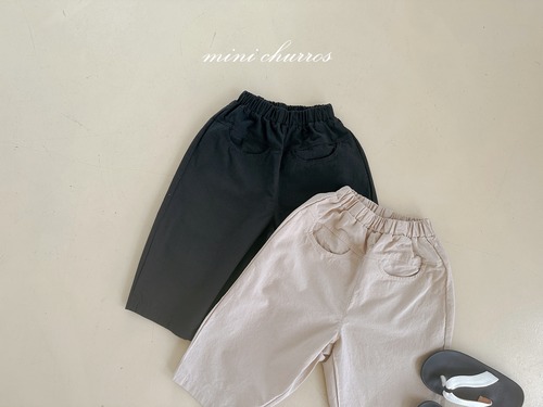 【予約・2024 summer】kids：romi linen pants〔ロミリネンパンツ〕　churros