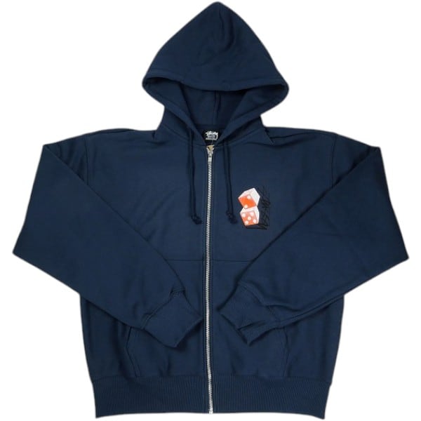 Size【M】 STUSSY ステューシー 26SS TALL DICE ZIP HOODIE NAVY