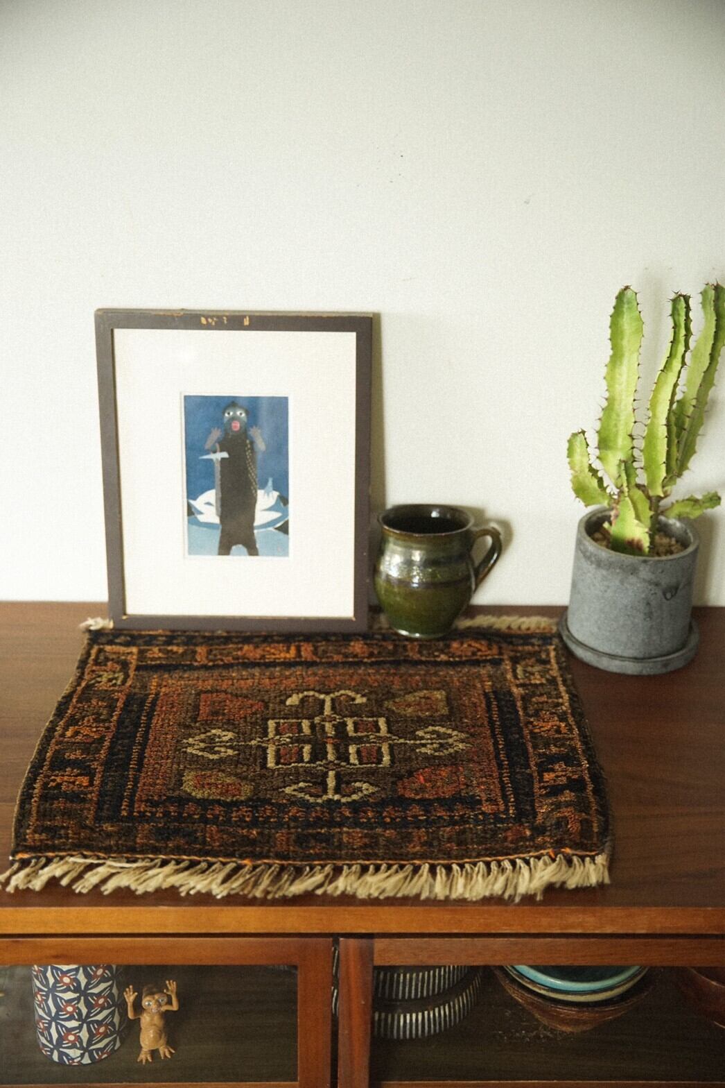 649-Vintage Baluch rug