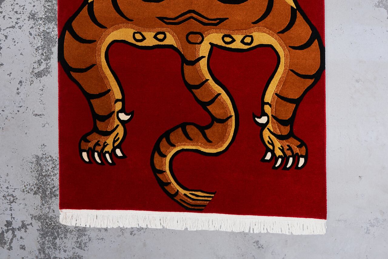 Tibetan Tiger Rug 《Lサイズ•プレミアムウール339》チベタンタイガー