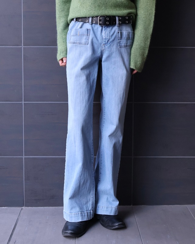 Regular Straight Denim Pants