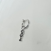 THIN HOOP raised by wolves with TEARDROP / シンフープピアス レイズド バイ ウルヴス ウィズティアドロップ