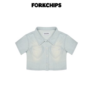 [FORKCHIPS] 선데이크롭셔츠 / [포크칩스] 선데이크롭셔츠