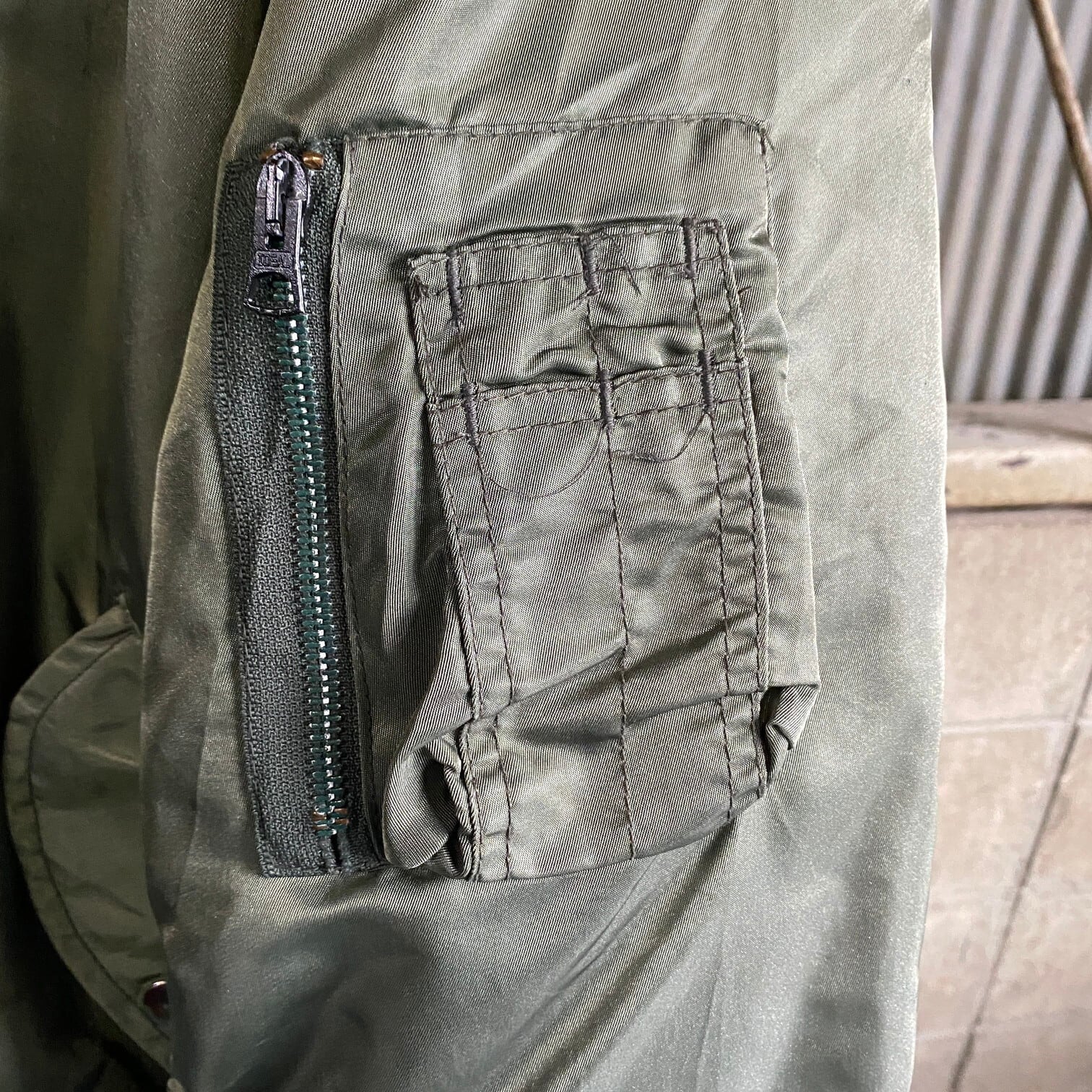 80年代〜 WILKER INDUSTRIES MA-1タイプ リバーシブル ミリタリー