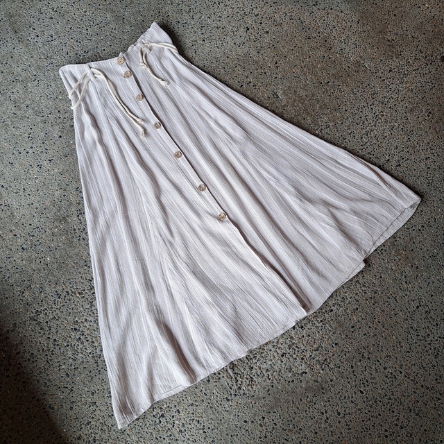 ストライプ ロングスカート used [206030]