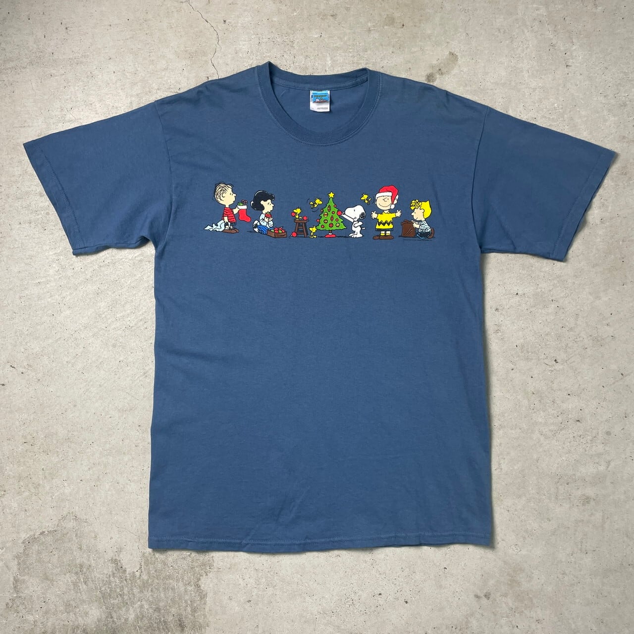 PEANUTS ピーナッツ スヌーピー キャラクタープリント リンガーTシャツ