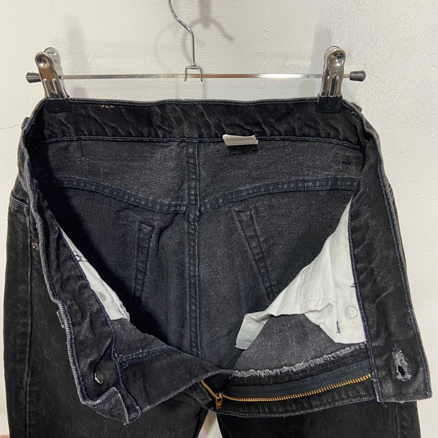 90s USA製　Levi's 554 ブラックデニムパンツ　W31L32