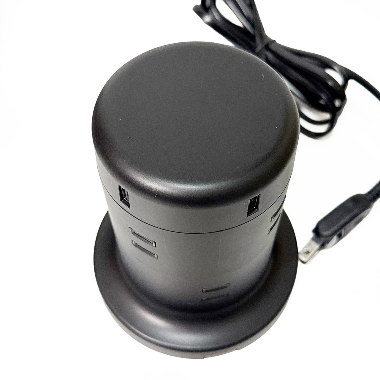 エレコム タワー型 電源タップ コンセント×8 USBポート×5 コード長さ2m ECT-0620BK 可動式の脚パーツ