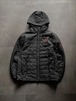 NIKE 中綿 フーデッドジャケット L ブラック 赤ロゴ フルジップ