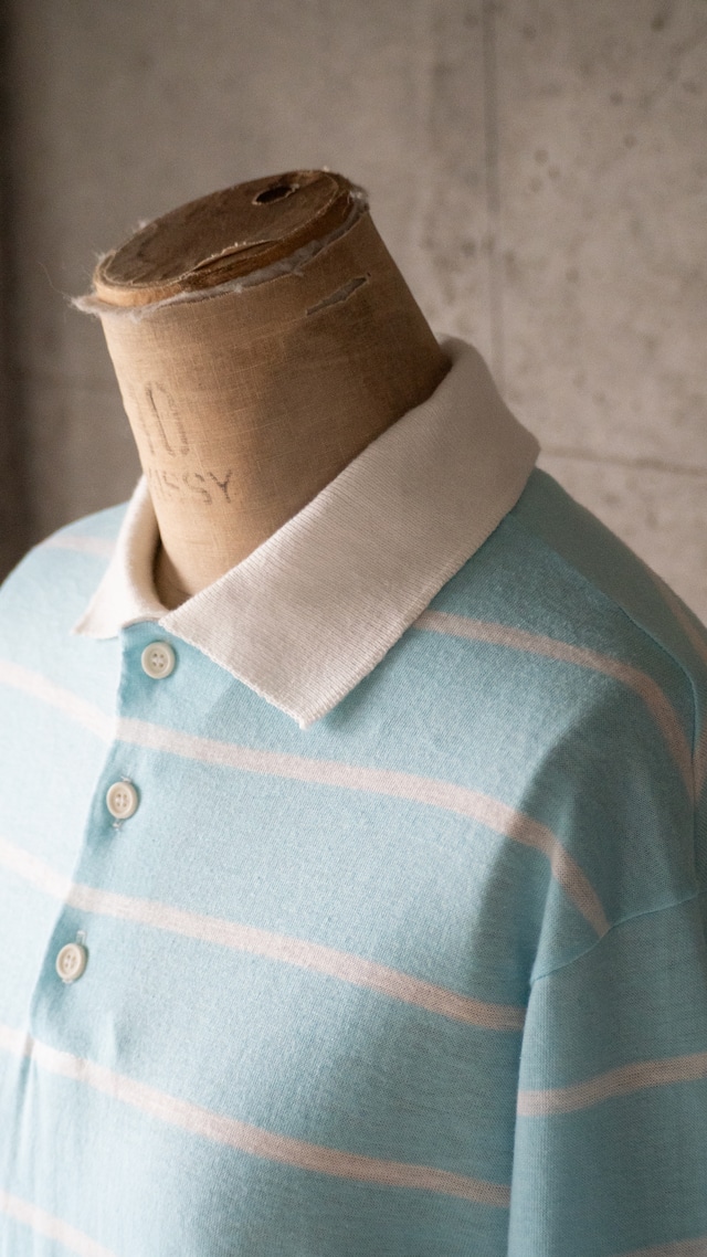 "PUT ON SHOP" 1970s Polo shirt