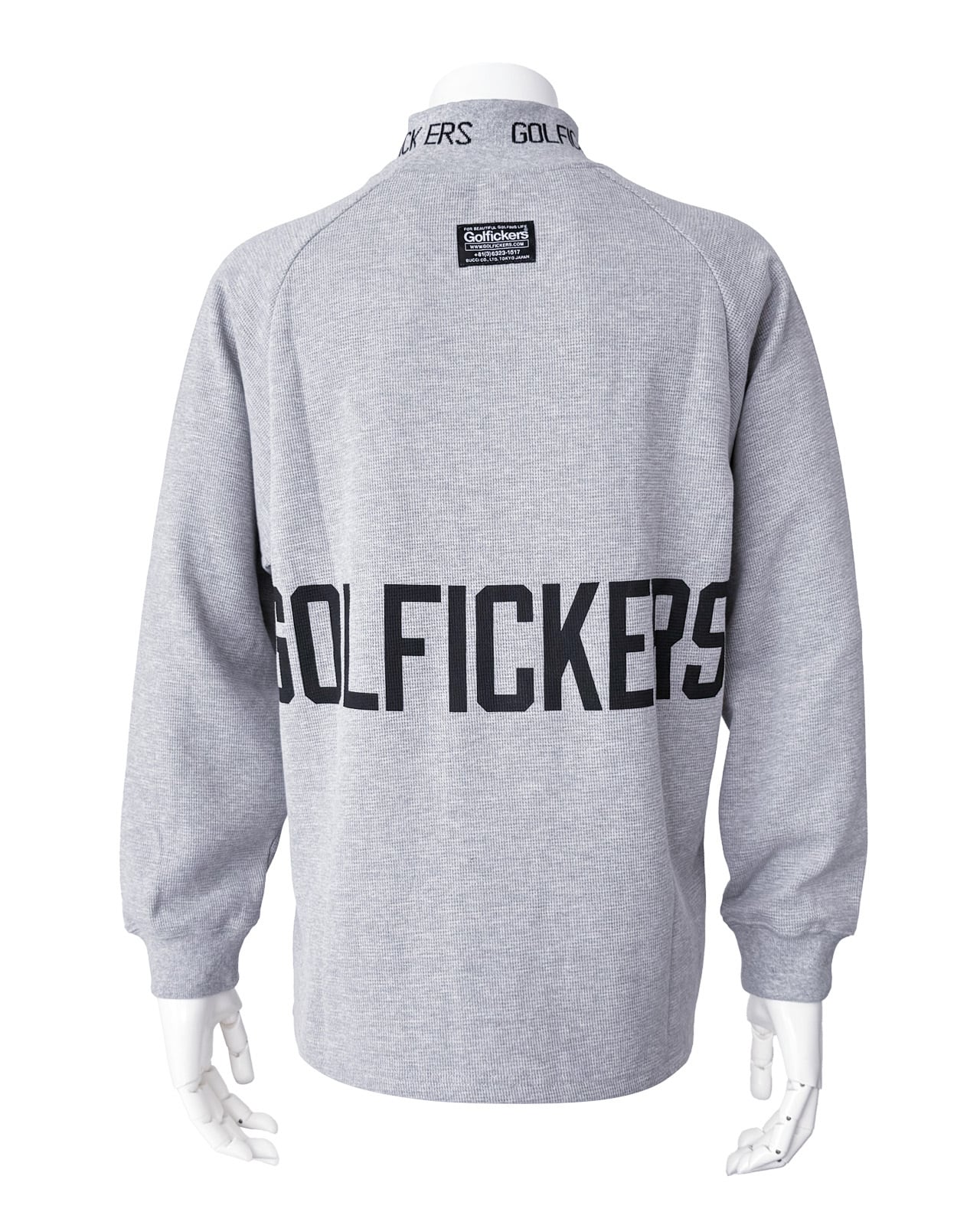 HOLE 595] Mock Neck Thermal 2025 -Gray- | Golfickers