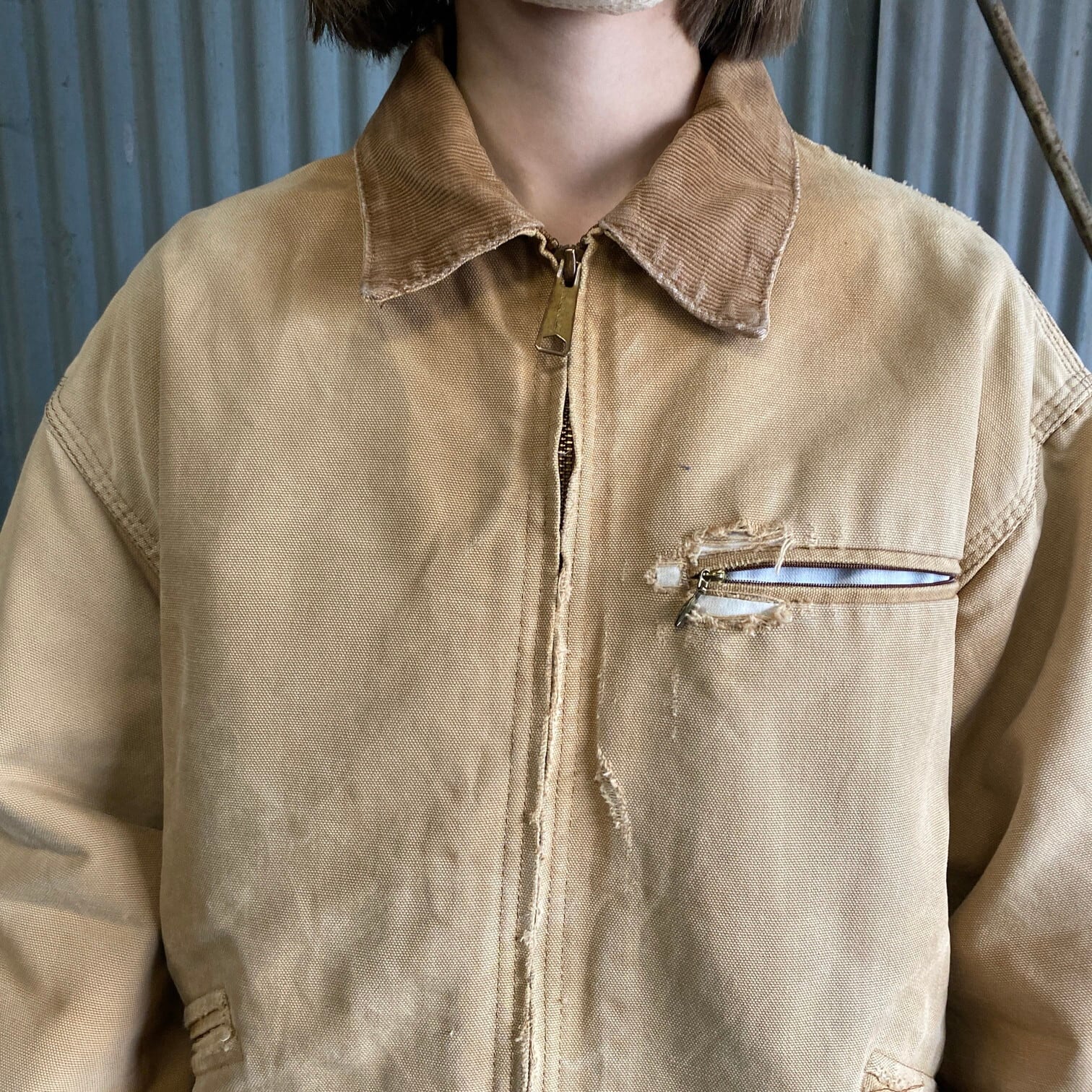 80s USA製 Carhartt デトロイトジャケット 100周年モデル