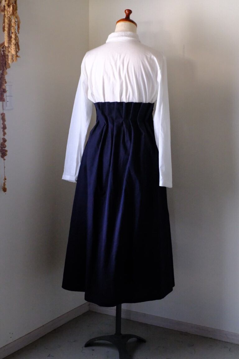 タックスカートとベルトのセット CL-098(ネイビー)